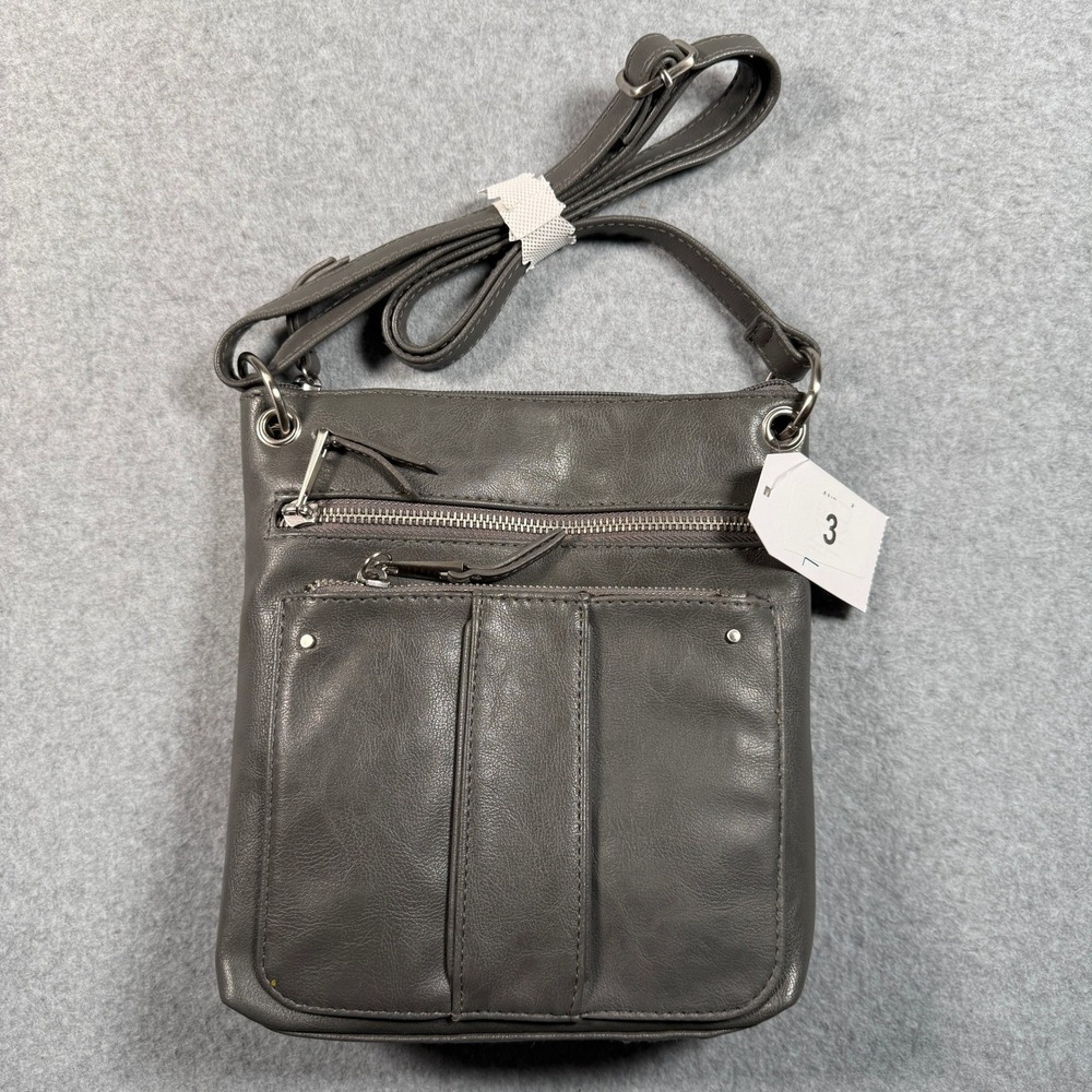Time and Tru Crossbody Bag Gray NWT